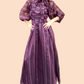 Vintage 1970'er chiffon kjole